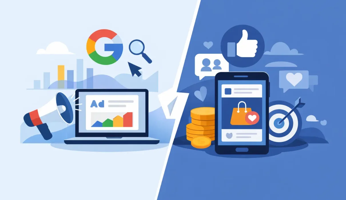 Google Ads versus Facebook Ads: Was passt besser?