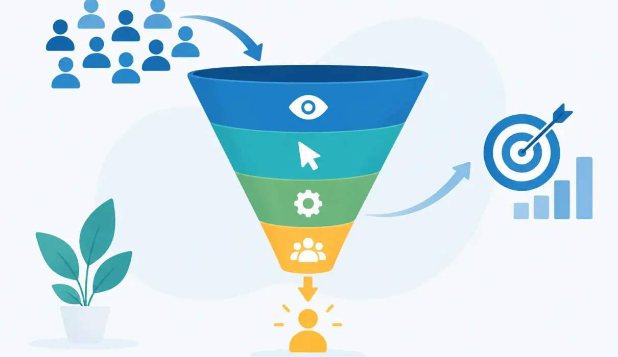 Conversion Funnel Beispiel für mehr Leads